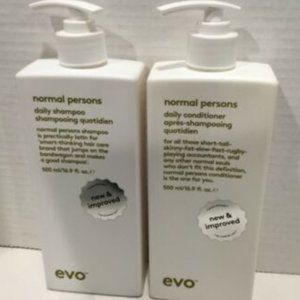 EVO: NORMAL PERSONS SHAMPOO & CONDITIONER 16.9 oz each